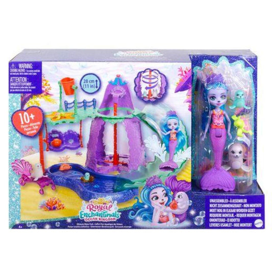 Mattel Enchantimals Unterwasserpark Spielset inkl. Shayda Sea Lion Puppe & Zubehör