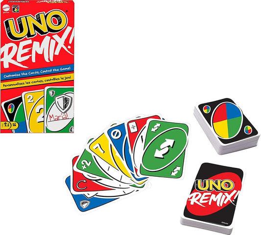 Mattel Games UNO Remix individuell gestaltbares Kartenspiel