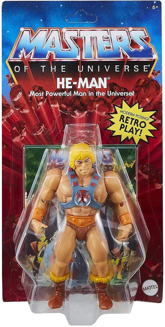 Mattel Masters of the Universe Origins Actionfigur He-Man Vintage Head, 14 cm