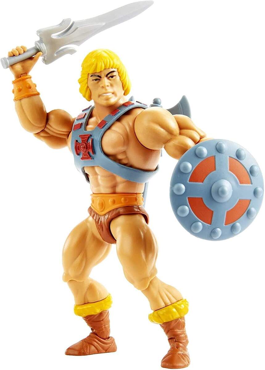 Mattel Masters of the Universe Origins Actionfigur He-Man Vintage Head, 14 cm