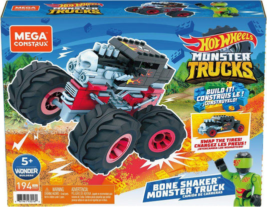 Mattel Mega Construx Hot Wheels Monster Trucks Bone Shaker