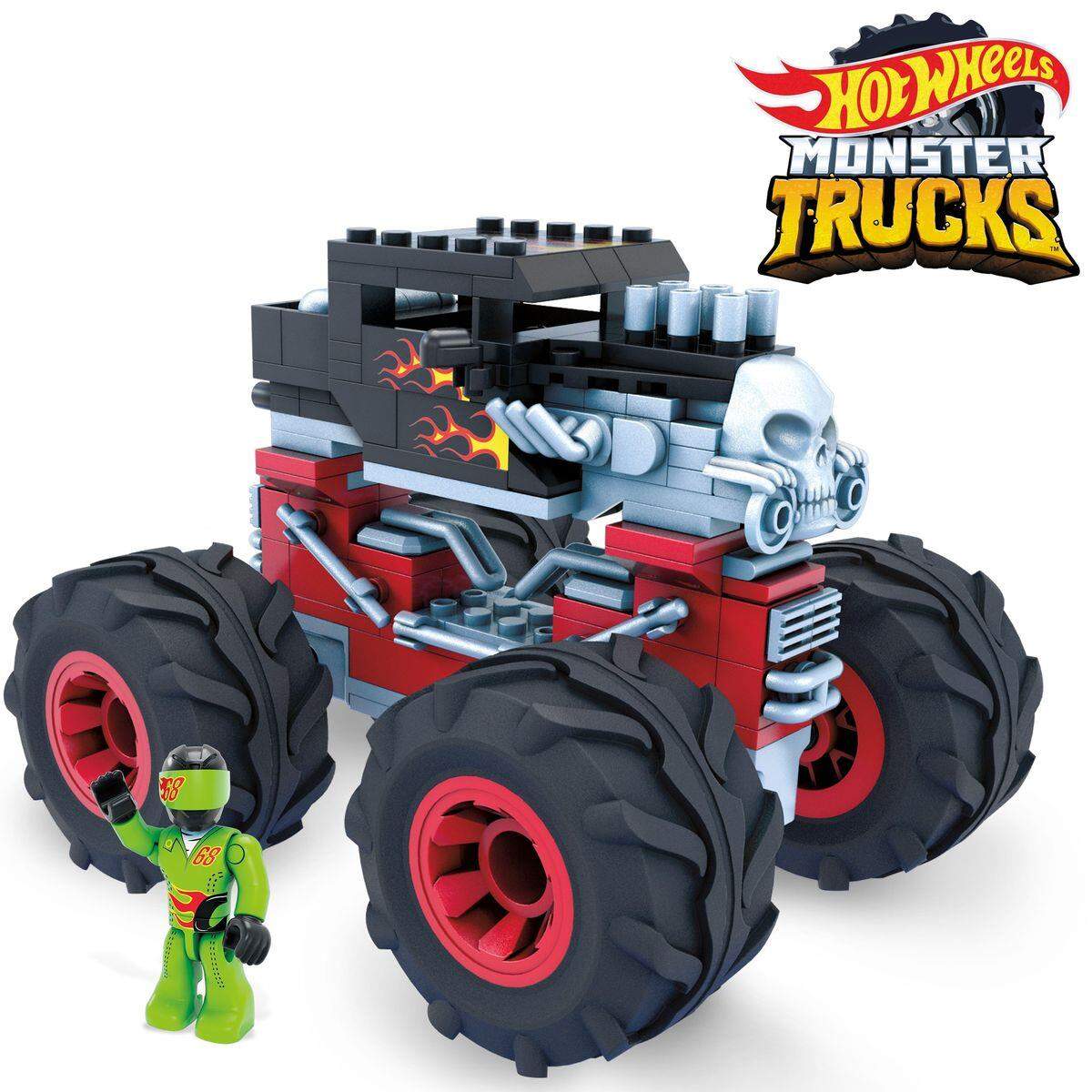 Mattel Mega Construx Hot Wheels Monster Trucks Bone Shaker