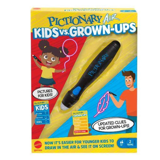 Mattel Pictionary Air Klein gegen Groß