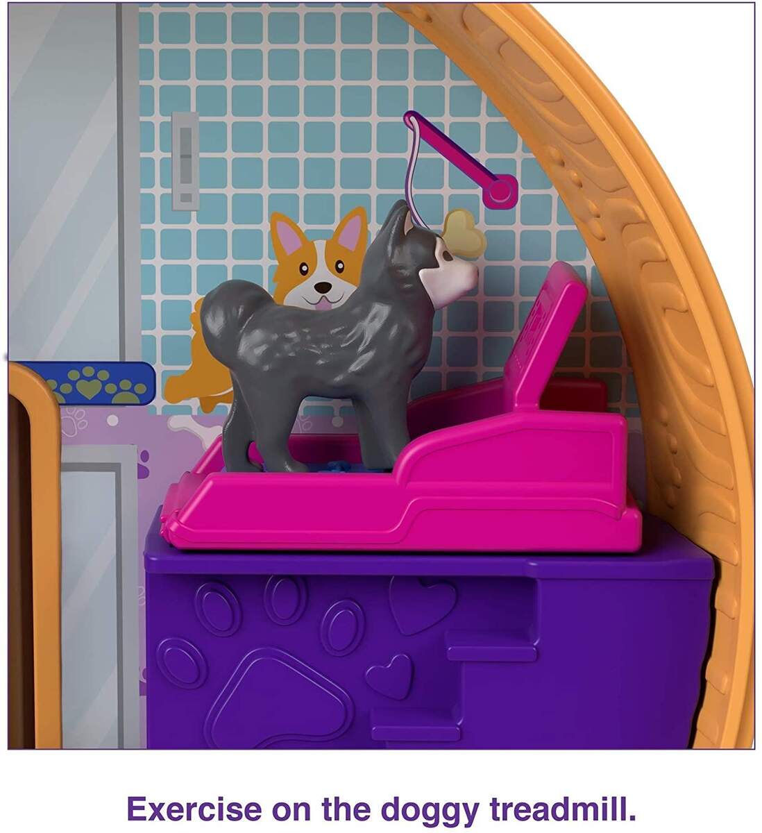 Mattel Polly Pocket Corgi-Hundehotel Schatulle