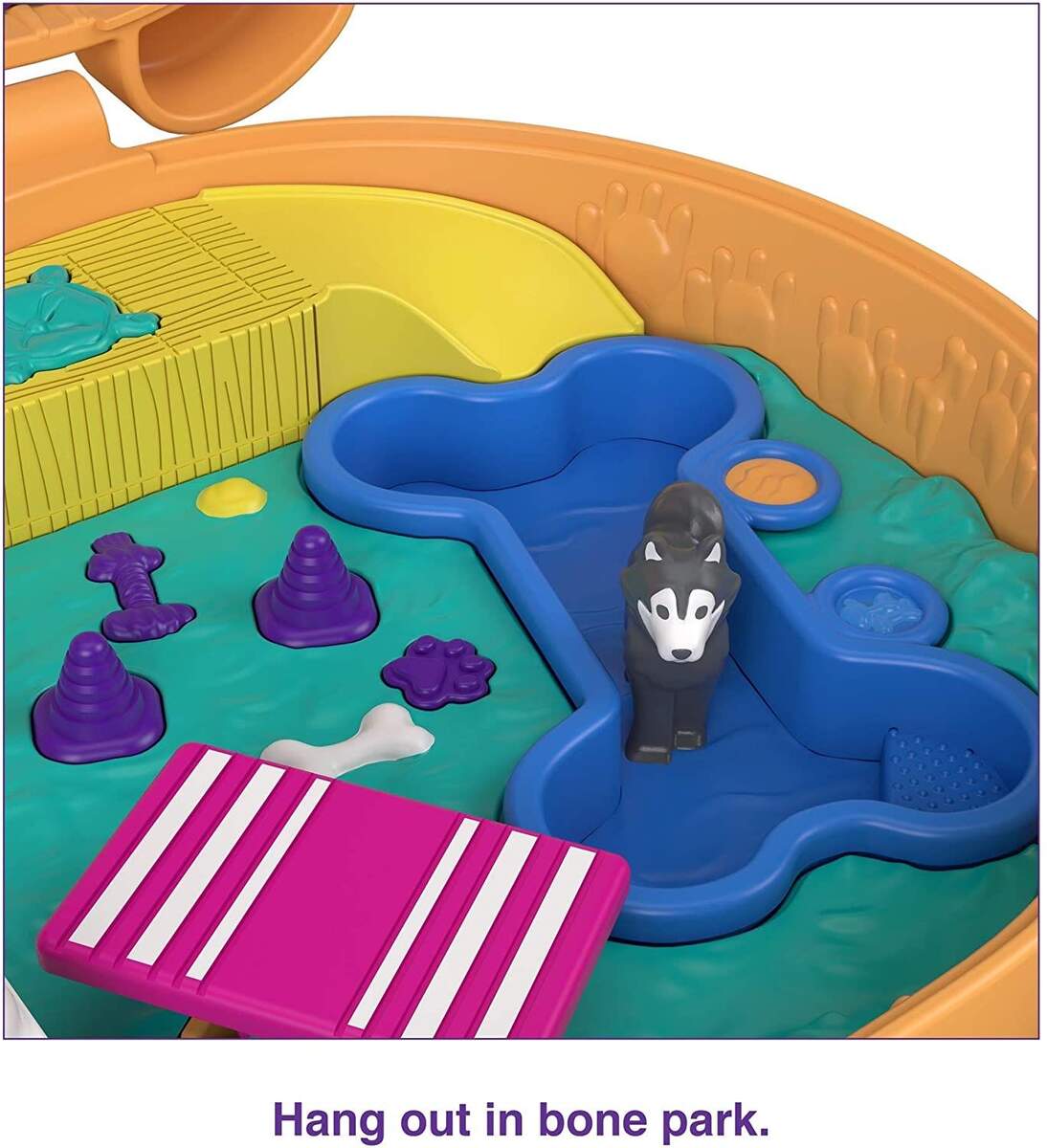 Mattel Polly Pocket Corgi-Hundehotel Schatulle