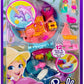 Mattel Polly Pocket Delfinstrand Schatulle mit 2 Puppen und 5 Überraschungen
