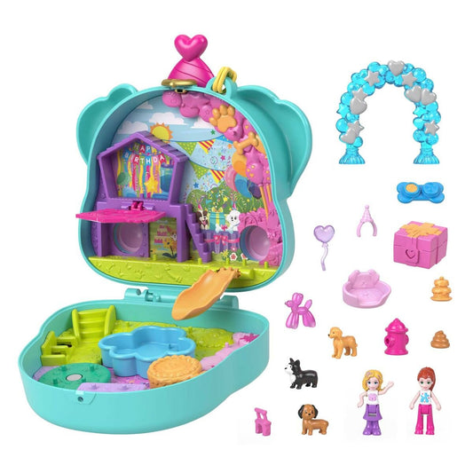 Mattel Polly Pocket Hunde-Party Schatulle