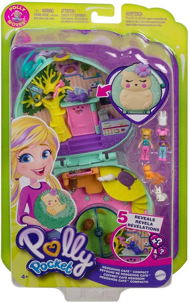 Mattel Polly Pocket Igel-Café Schatulle