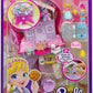 Mattel Polly Pocket Kaugummiautomat Schatulle mit 2 Puppen und 5 Überraschungen