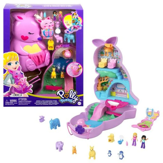 Mattel Polly Pocket Mama & Joey Kangaroo Schatulle