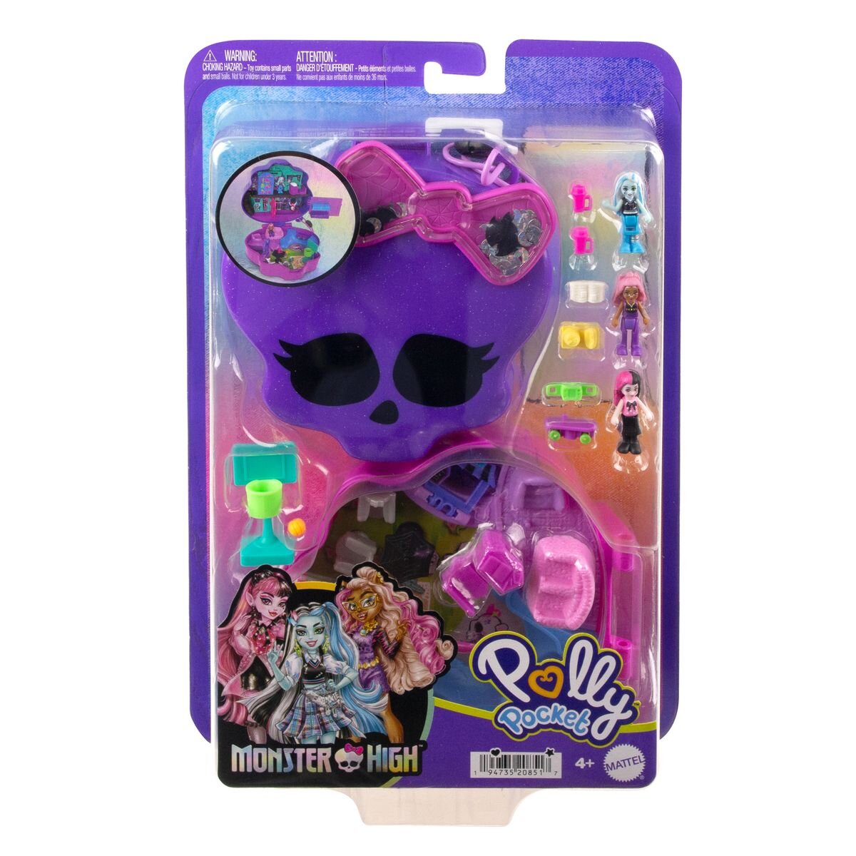 Mattel Polly Pocket Monster High Partnership Compact