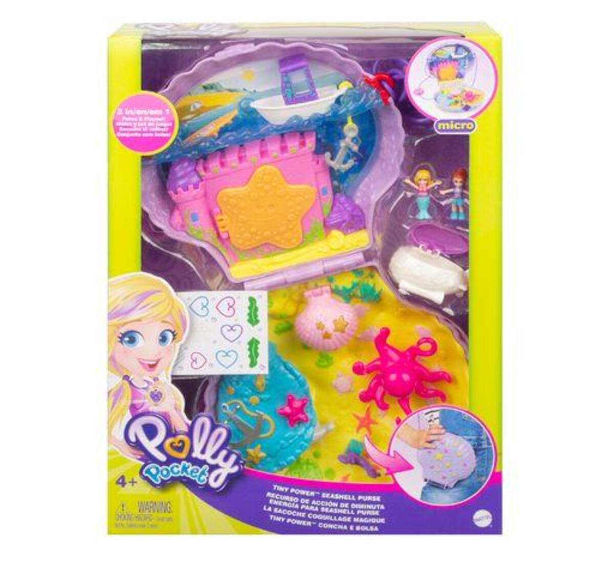 Mattel Polly Pocket Muschel-Tasche