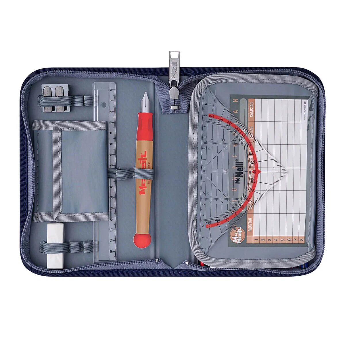 McNeill Schüler-Etui gefüllt, mit 1 Klappe SPACE