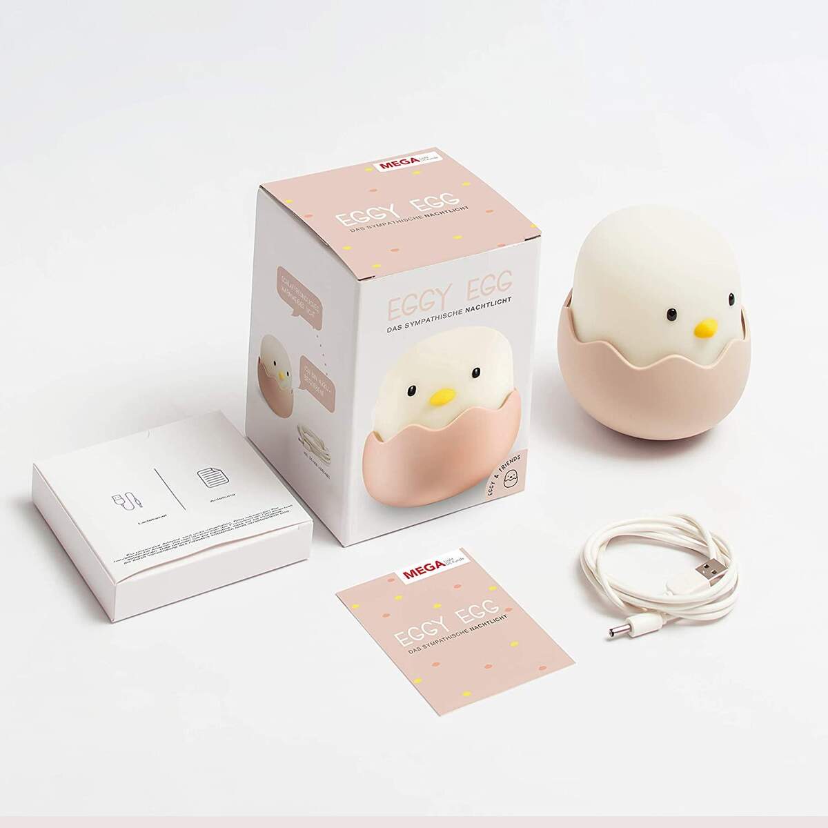 MegaLight Küken Kinder Nachtlicht Eggy Egg dimmbar
