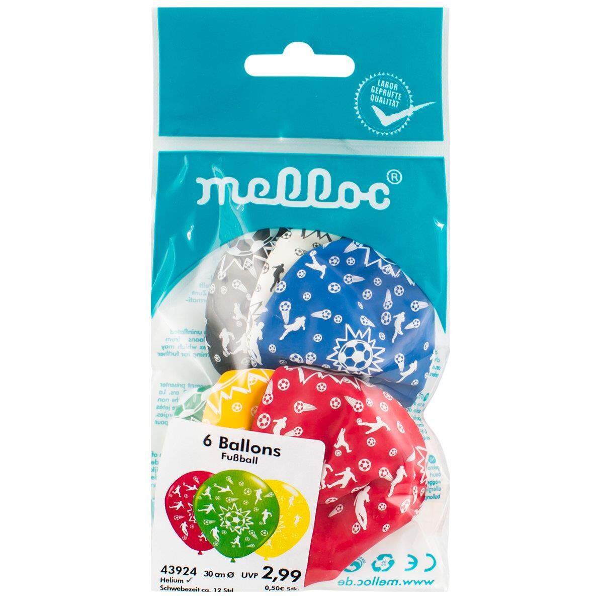 Melloc 6 Ballons Fußball