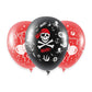 Melloc 6 Ballons Piraten + Happy Birthday