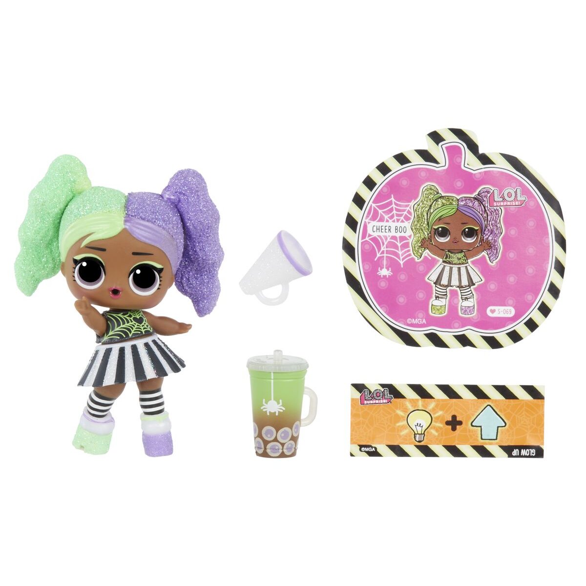 MGA Entertainment L.O.L. Surprise Glitter Glow- Cheer Boo for Sidekick