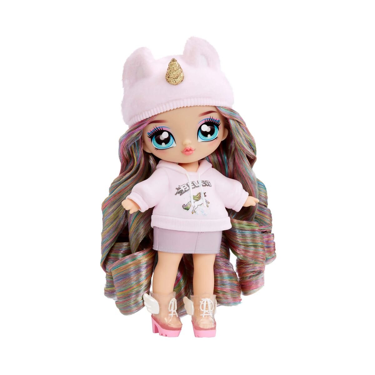 MGA Entertainment Na! Na! Na! Surprise 3-in-1 Backpack Bedroom Unicorn Playset- Britney Sparkles