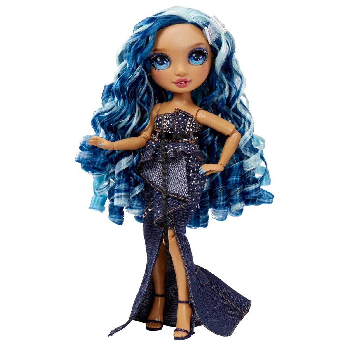 MGA Entertainment Rainbow High Fantastic Fashion Doll- Skyler (blue)