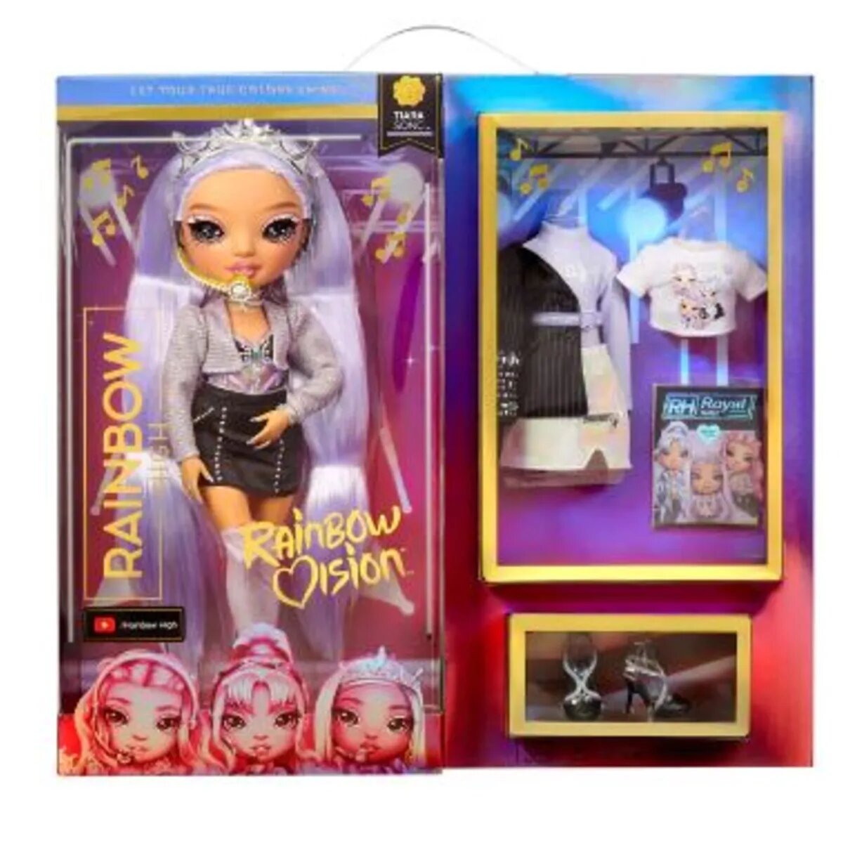 MGA Entertainment Rainbow High Rainbow Vision K-Pop Tiara Song