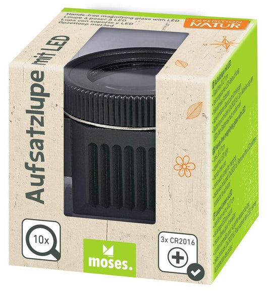 moses. Expedition Natur - Aufsatzlupe mit LED