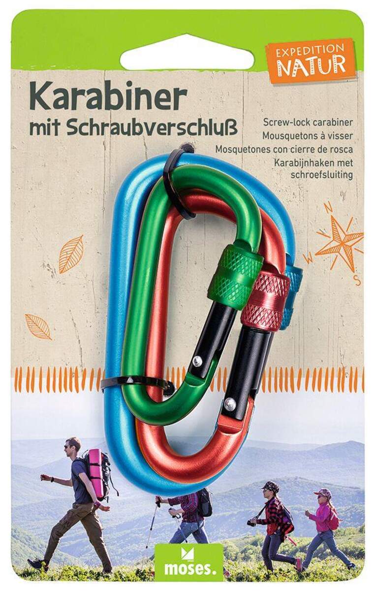 moses. Expedition Natur Karabiner mit Schraubverschluss