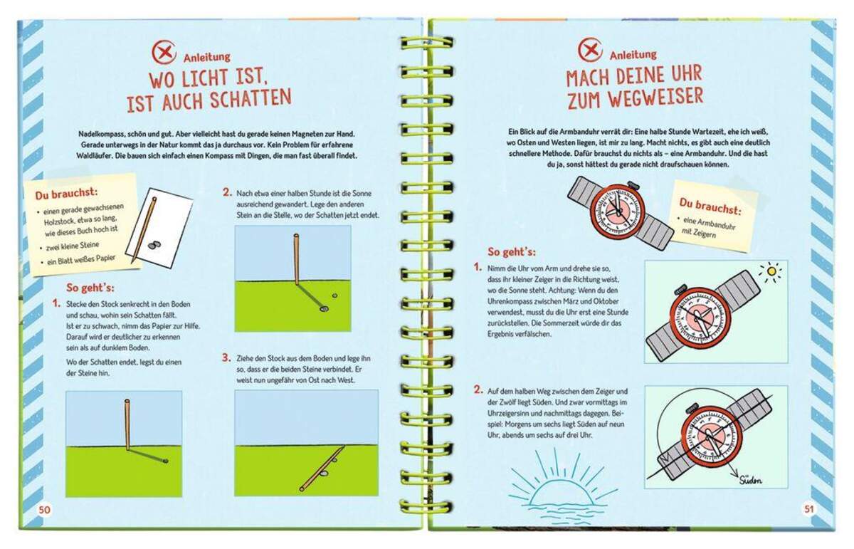 moses. Expedition Natur: Von hier nach dort - Abenteuer mit Karte, Kompass & Co.