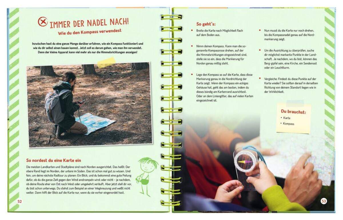 moses. Expedition Natur: Von hier nach dort - Abenteuer mit Karte, Kompass & Co.