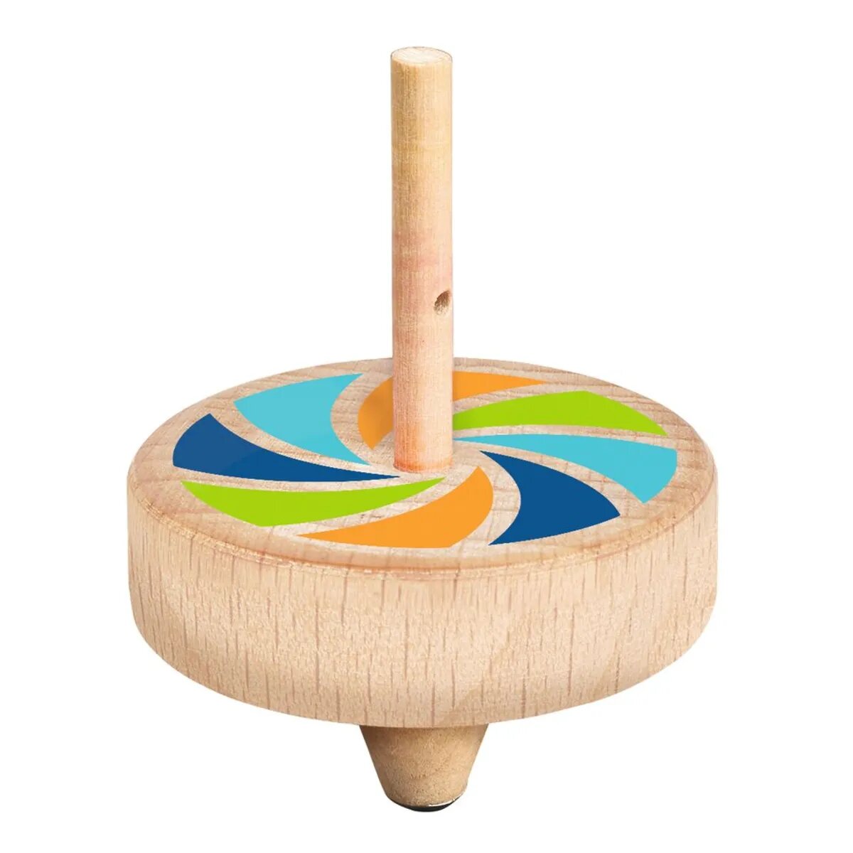 moses. PhänoMINT Abziehkreisel mit Schnur, 1 Stück, 4-fach sortiert