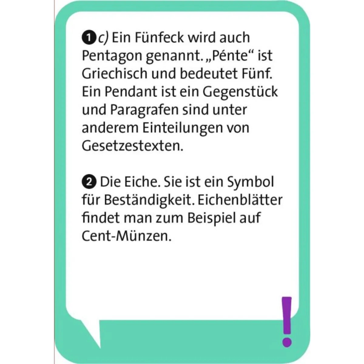 moses. Pocket Quiz junior Allgemeinwissen