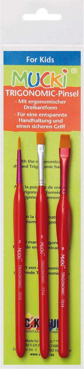 MUCKI Trigonomic-Pinsel 3er Set