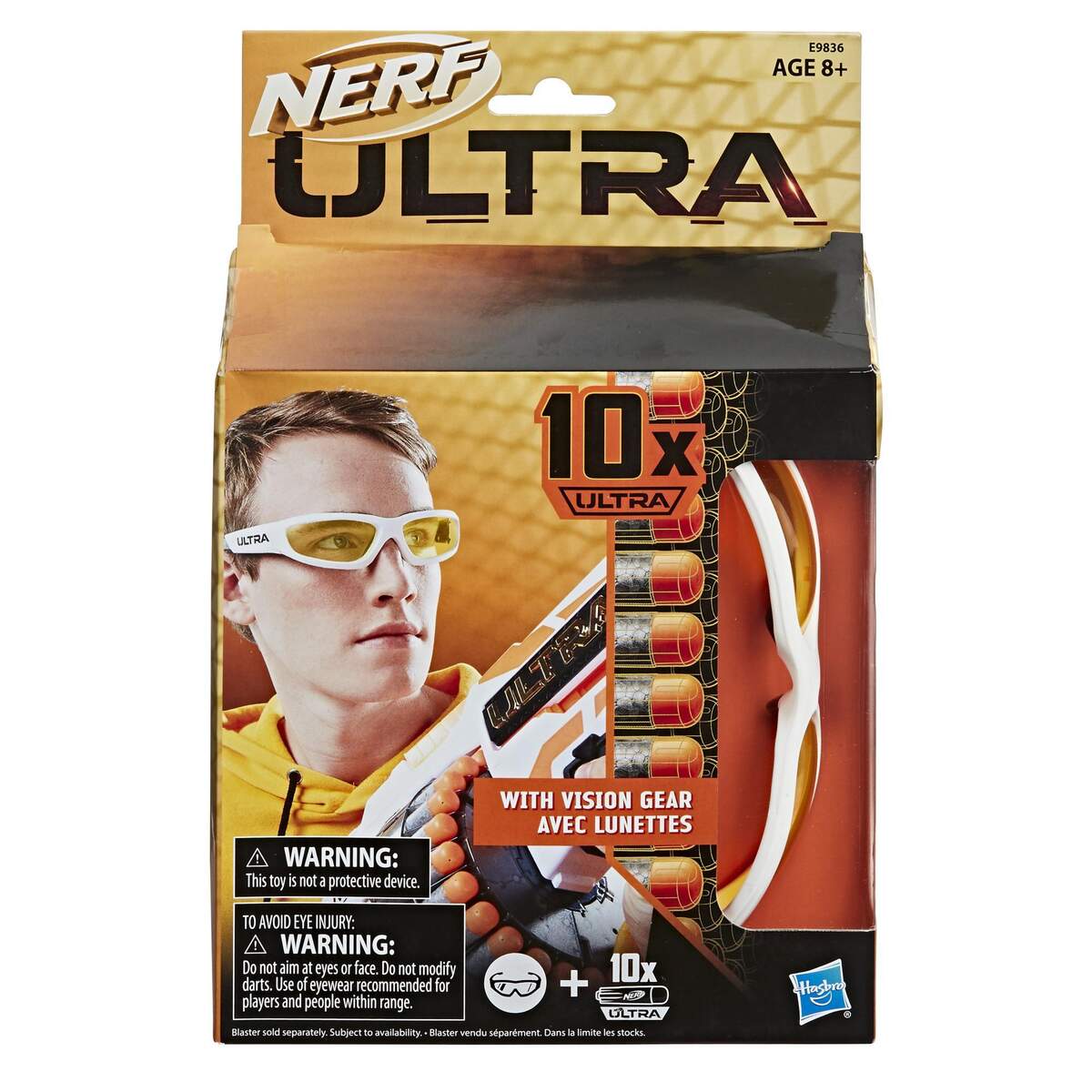 Nerf Ultra Vision Gear Brille und 10 Nerf Ultra Darts