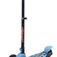 New Sports 3-Wheel Scooter Blau, klappbar, 110 mm