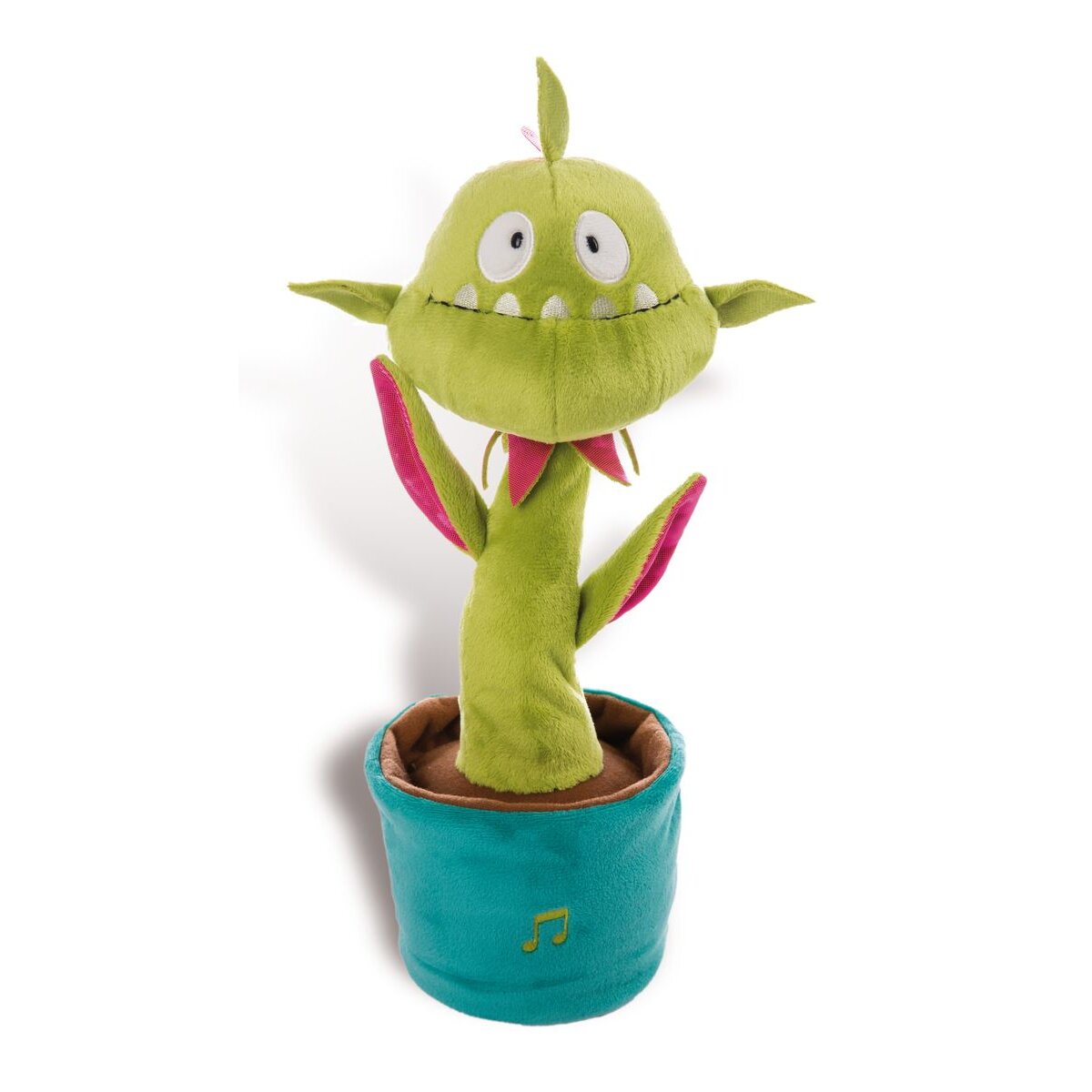 NICI Elektronisches Kuscheltier Pflanze Gisela mit Tanz- und Musikfunktion