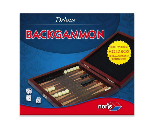 Noris Spiele Deluxe Reisespiel Backgammon