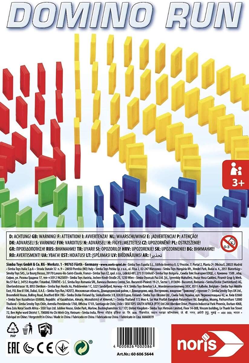 Noris Spiele Domino Run 200 Steine