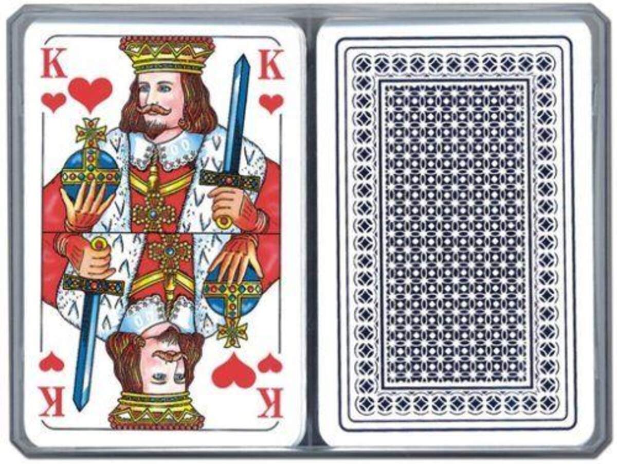 Nürnberger Spielkarten Doppelrommé Premium im Lederetui Nürnberger Spielkarten Doppelrommé Premium im Lederetui