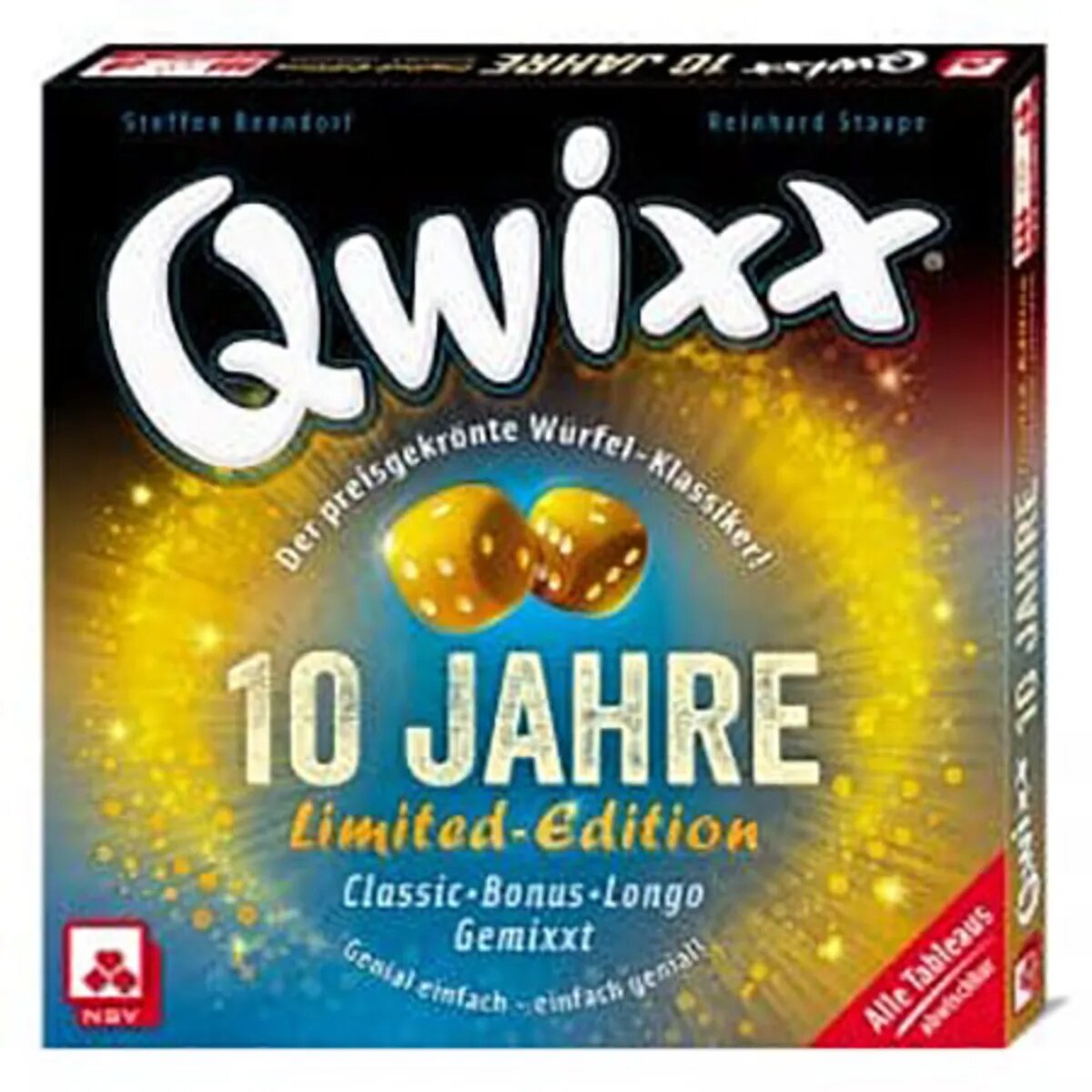 Nürnberger Spielkarten QWIXX EDITION - 10 JAHRE QWIXX