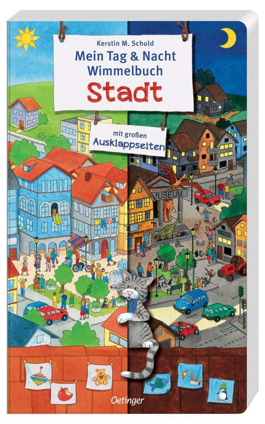 Oetinger Kerstin M. Schuld - Mein Tag & Nacht Wimmelbuch Stadt