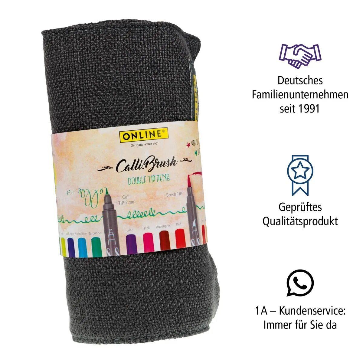 ONLINE Calli.Brush - Brush Pen Set mit 24 Farben