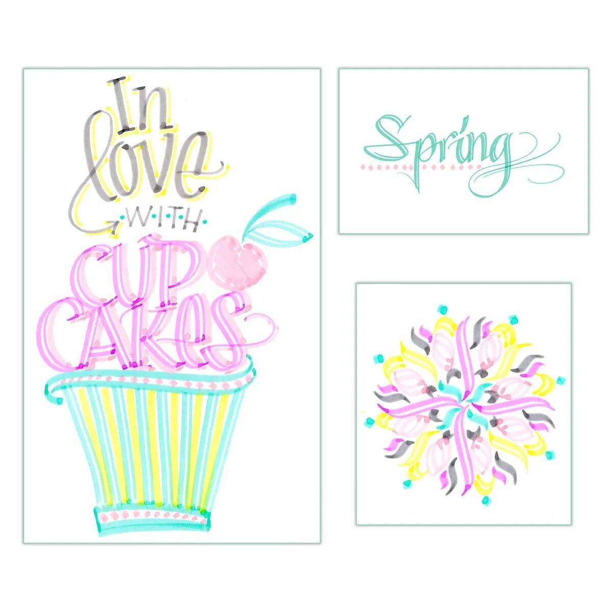 ONLINE Calli.TWIN 5-er Set Pastell Edition