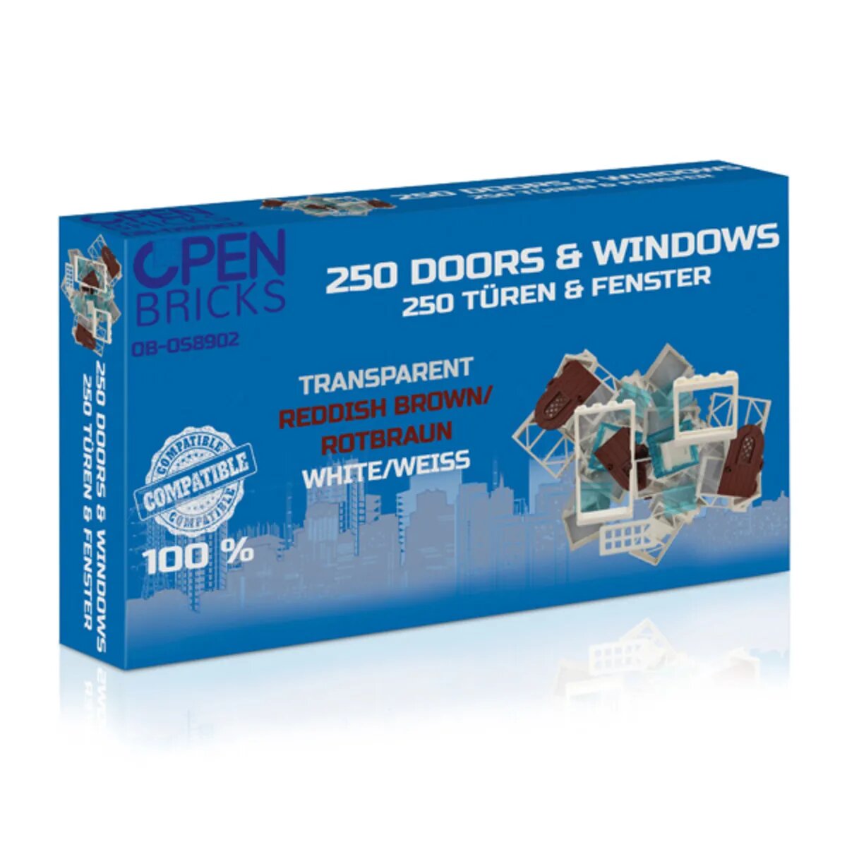 Open Bricks 250 Türen und Fenster