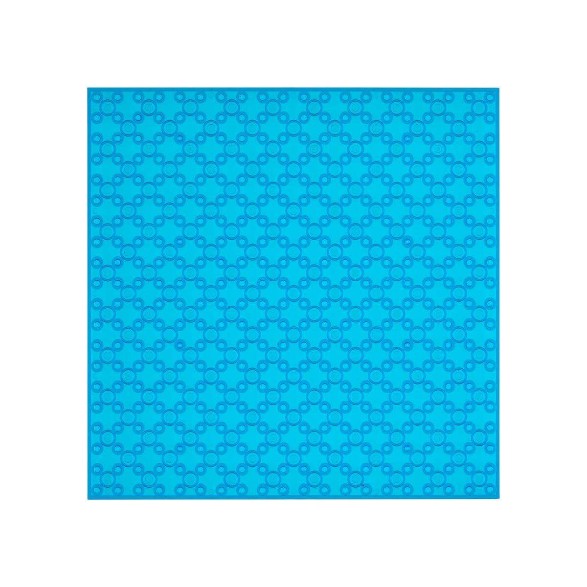 Open Bricks Baseplate 20x20 transparent blue 4