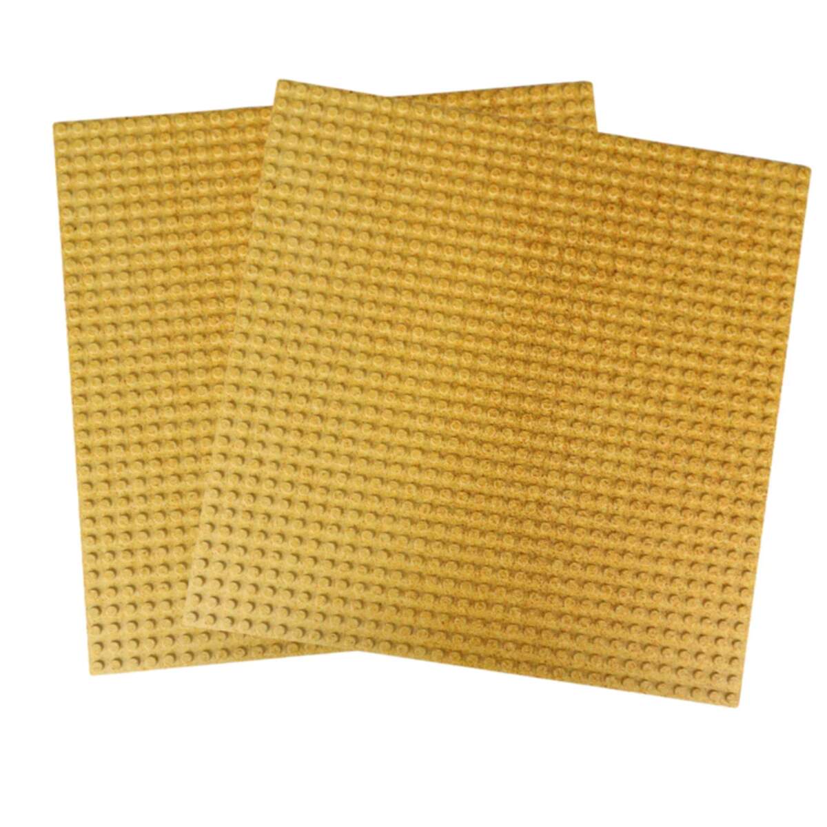 Open Bricks Baseplate 32x32 desert sand [Duo Pack]