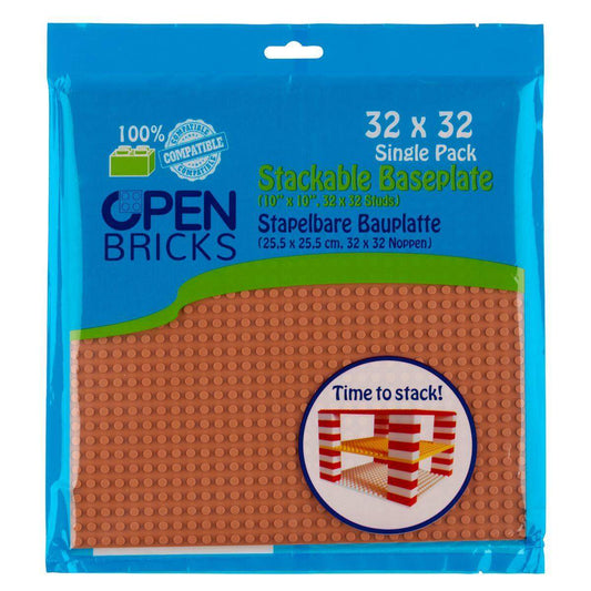 Open Bricks Baseplate 32x32 light brown 1