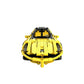 Open Bricks Technic - Sports Car Yellow