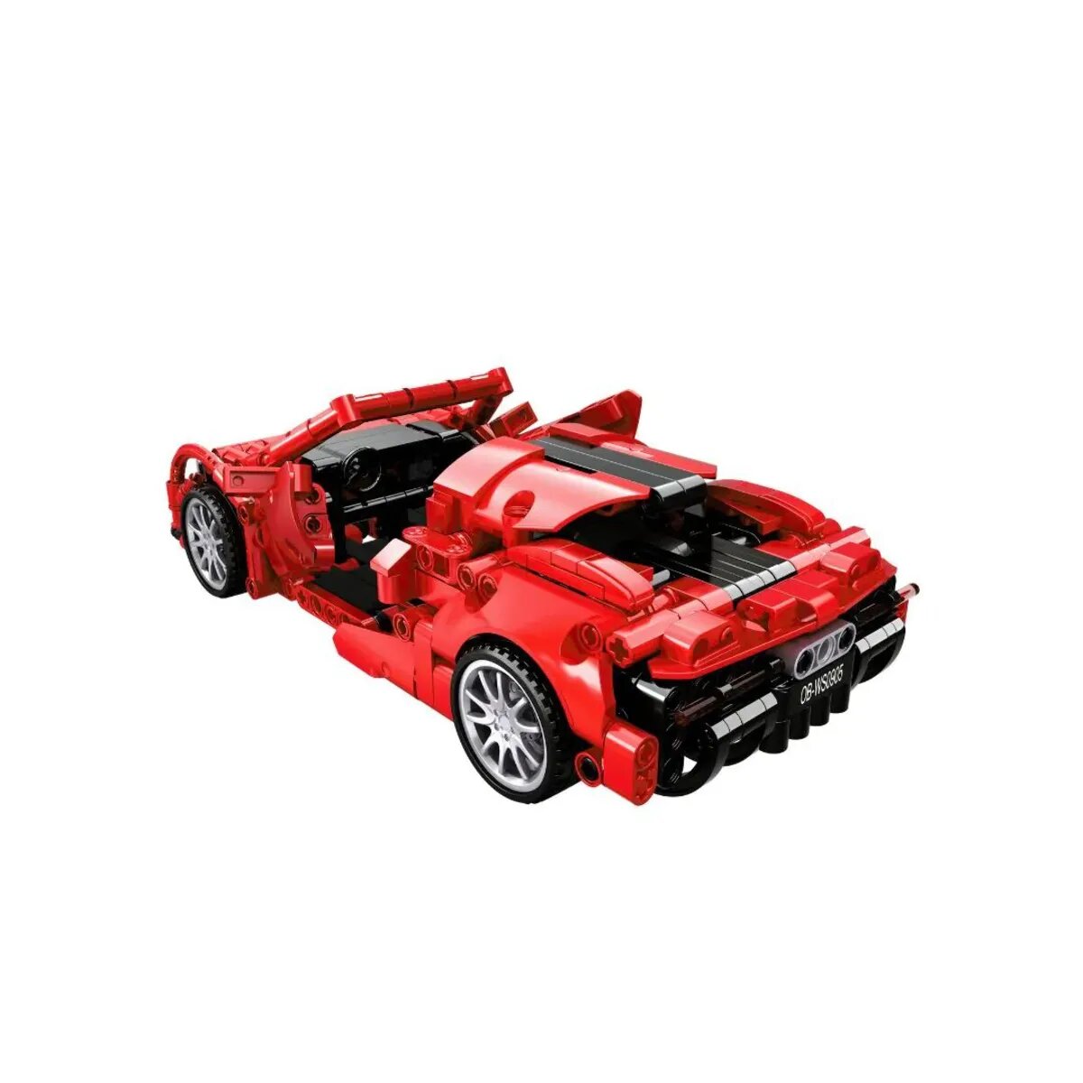 Open Bricks Technic - Sports Car Red