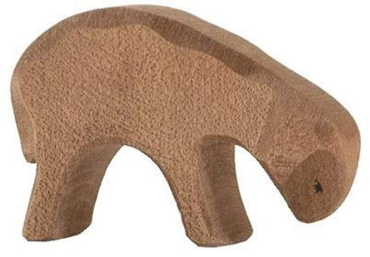 Ostheimer Schaf fressend, braun
