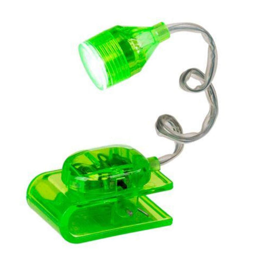 Out of the Blue Leseleuchte mit LED (inkl. Batterien) ca. 4 cm, 1 Stück, 4-fach sortiert