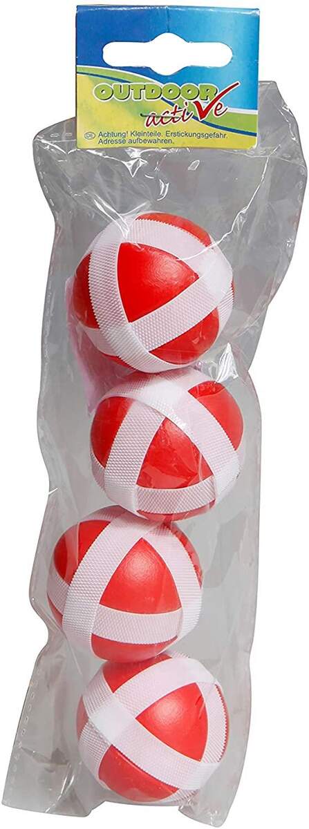 Outdoor Active Ersatzbälle für Klettscheibe, 4